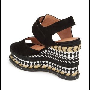 Caslon Braxton wedge sandal - black, 7M